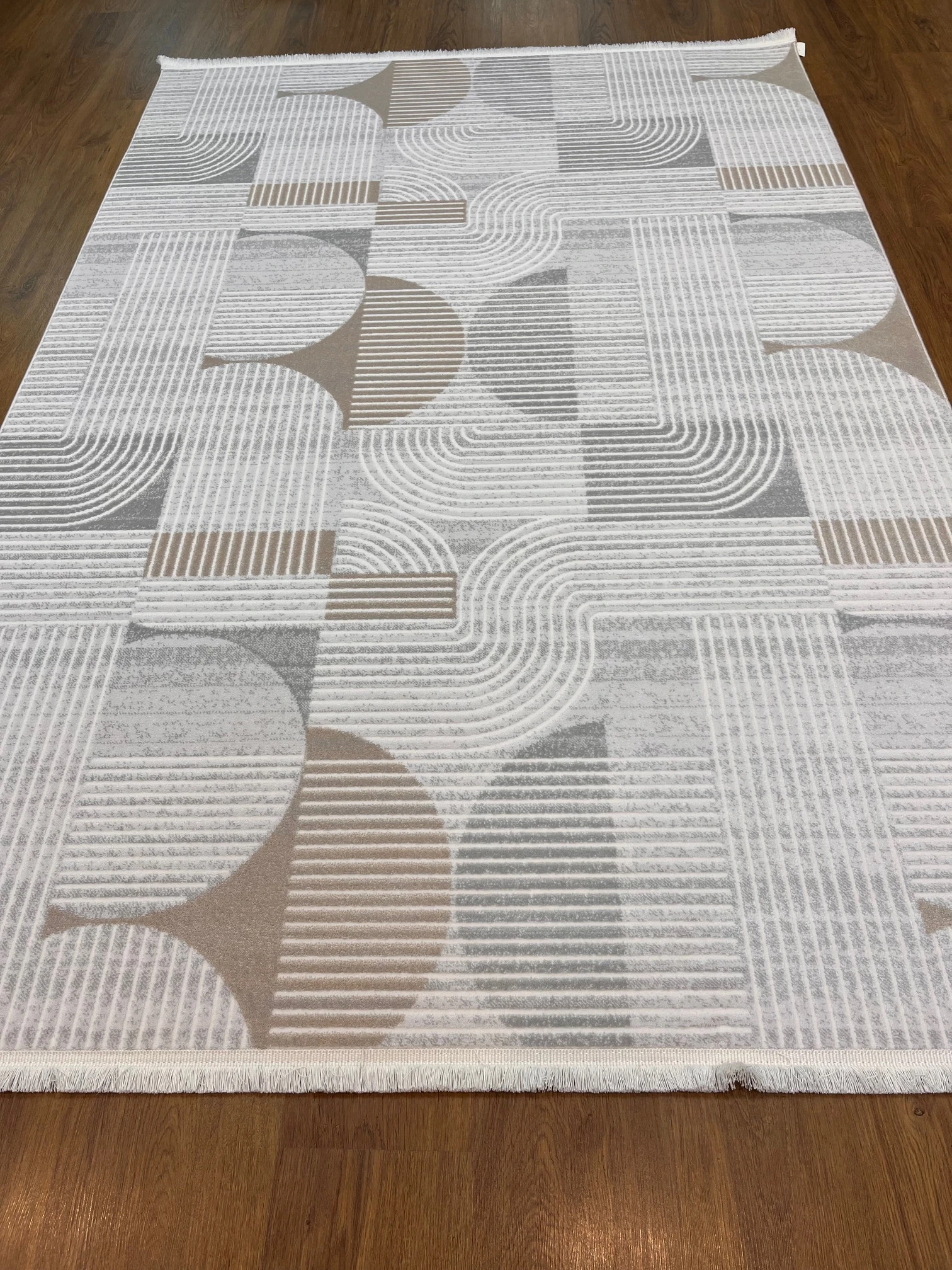 İSKANDİNAV TARZI NATURAL RENKLİ MAKİNA HALISI 160X230