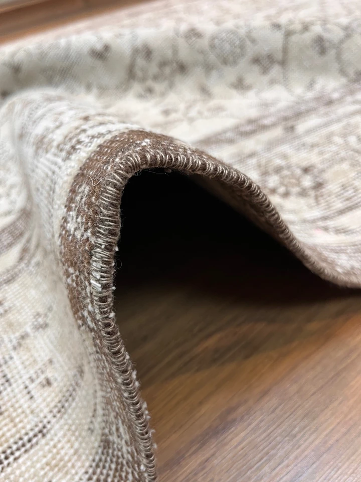 BUGO CONCEPT el dokuma vintage traşlanmış halı 192x287