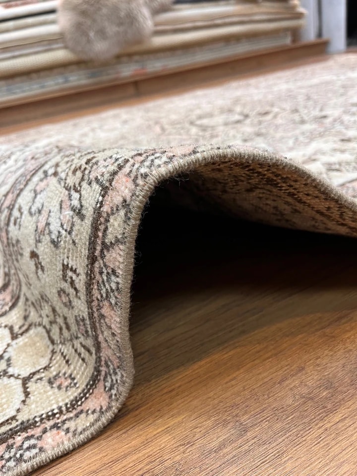 BUGO CONCEPT el dokuma vintage traşlanmış halı 175x285