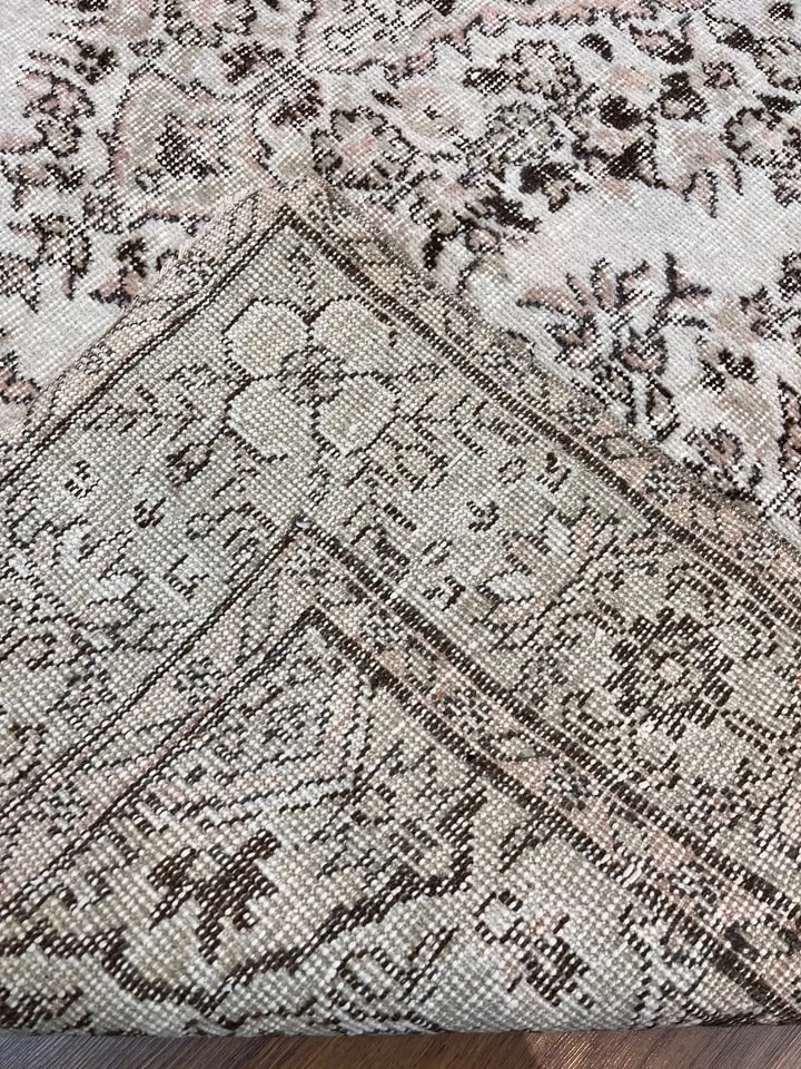 BUGO CONCEPT el dokuma vintage traşlanmış halı 175x285