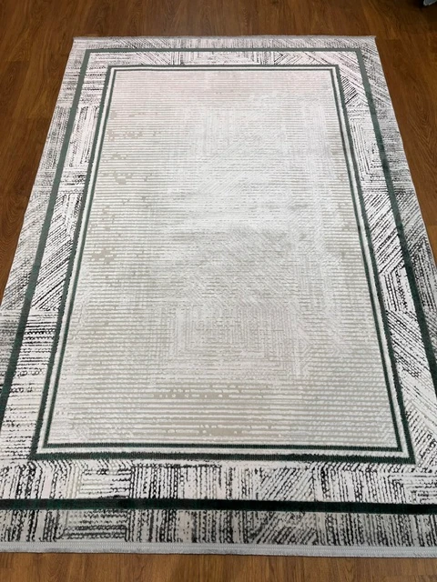 HAV TOZ VERMEZ YEŞİL IŞILTILI MAKİNA HALISI 160X230 - 160 x 230