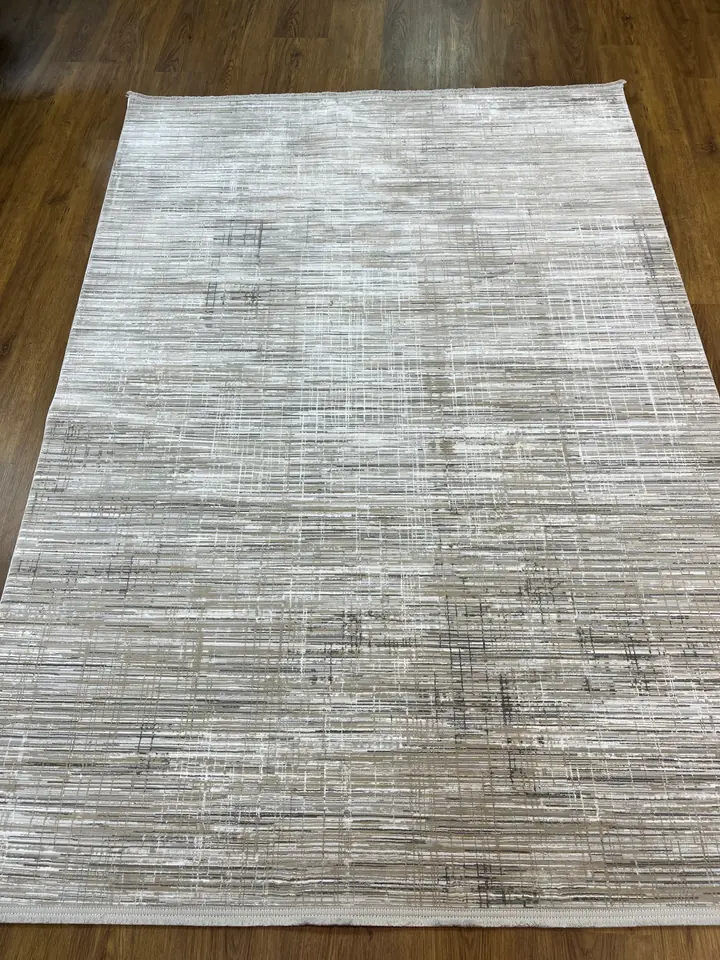 BUGO CONCEPT AKRİLİK GRİ BEJ MAKİNA HALISI 160x230 - 160 x 230