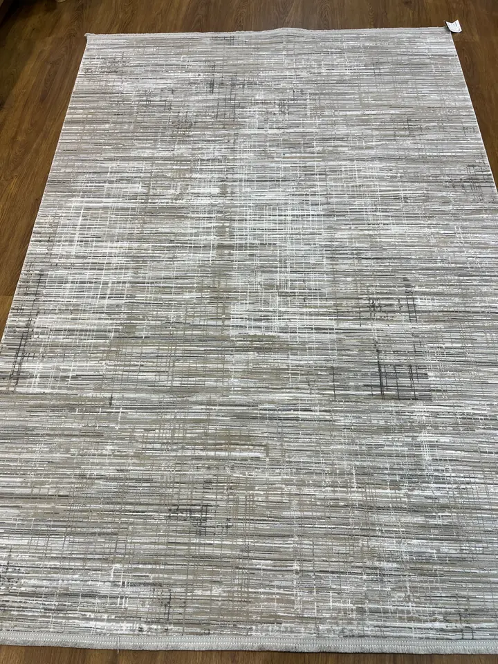 BUGO CONCEPT AKRİLİK GRİ BEJ MAKİNA HALISI 160x230