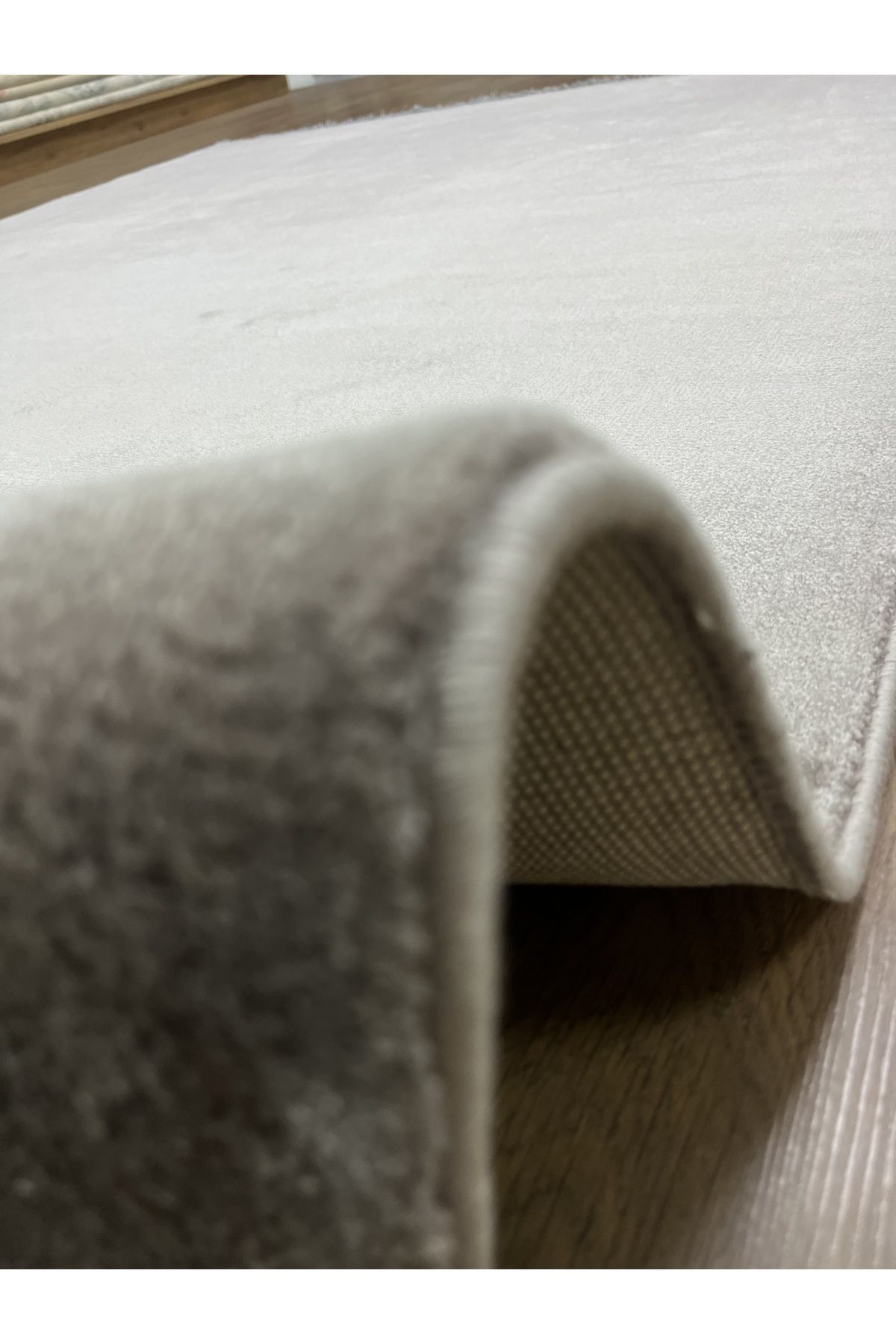 Grey Antrasit Parlak Natural Viskon Salon Halısı 160x230