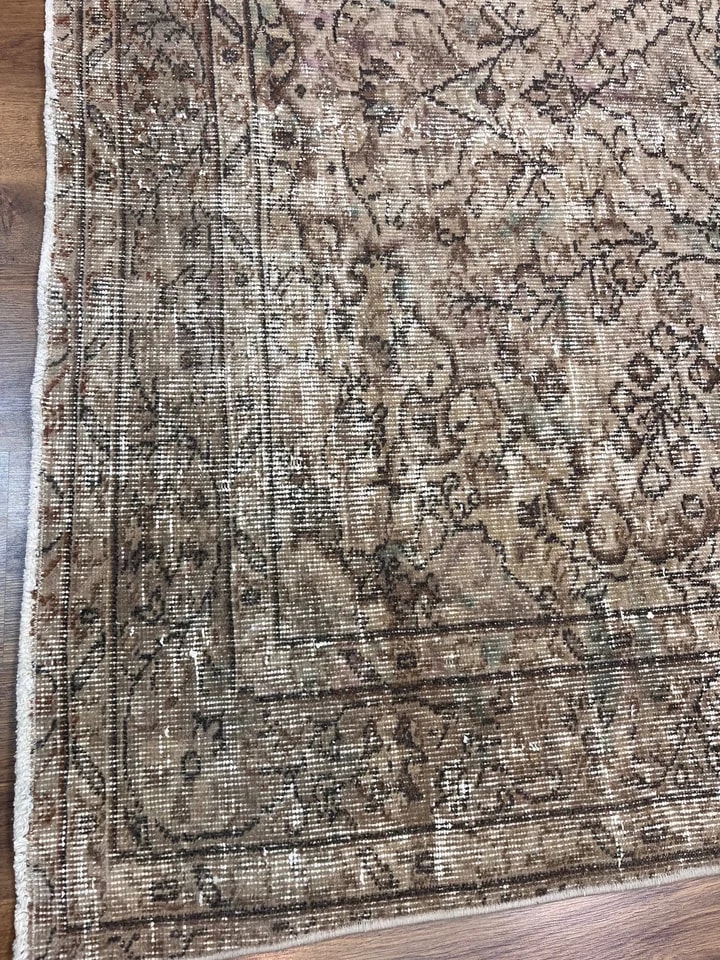 BUGO CONCEPT el dokuma traşlanmış vintage halı 166x265