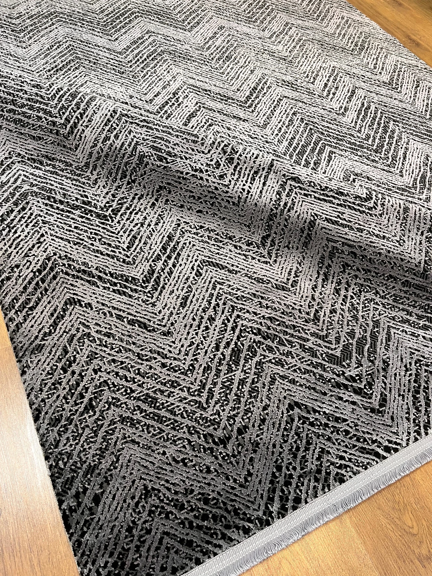 TALIA SAMPLE ANTRASİT SİLVER IŞILTILI ŞIK SALON HALISI 200x290