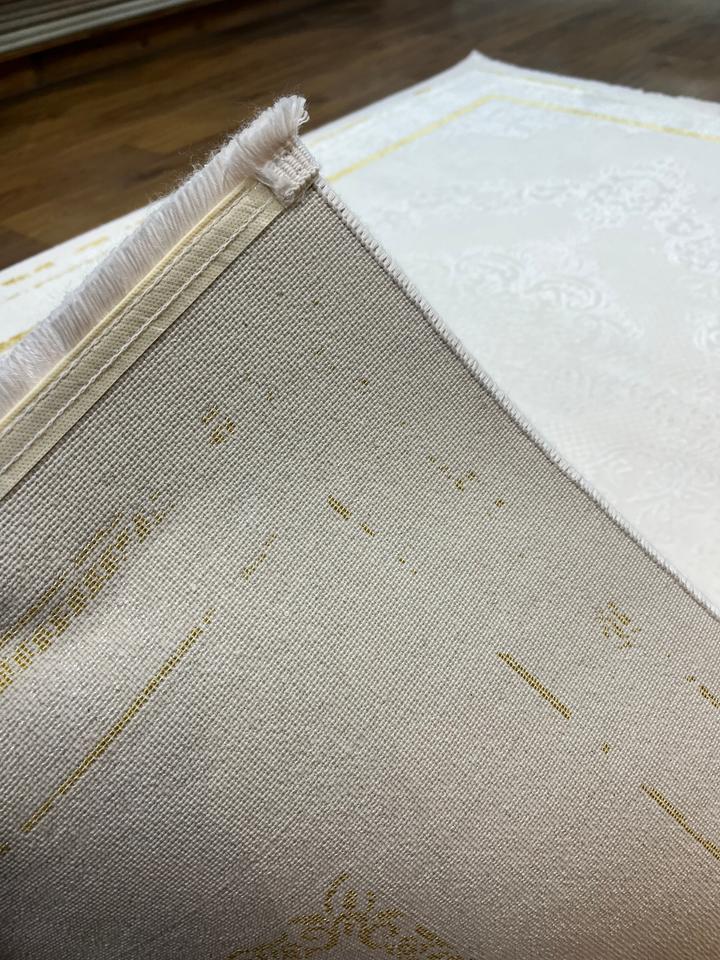 BUGO CONCEPT POLYESTER CREAM GOLD MAKİNA HALISI 160x230