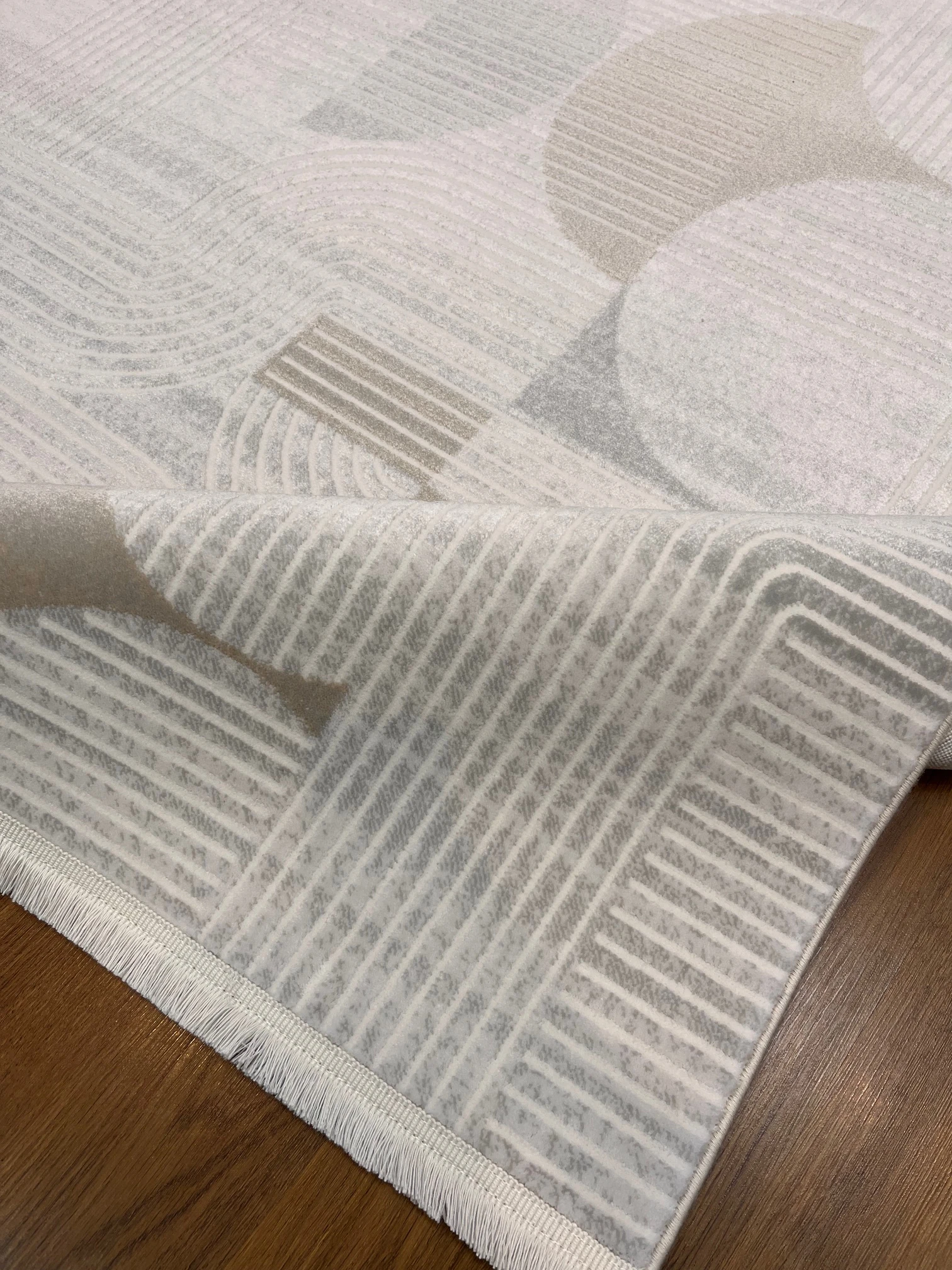 İSKANDİNAV TARZI NATURAL RENKLİ MAKİNA HALISI 160X230 - 160 x 230