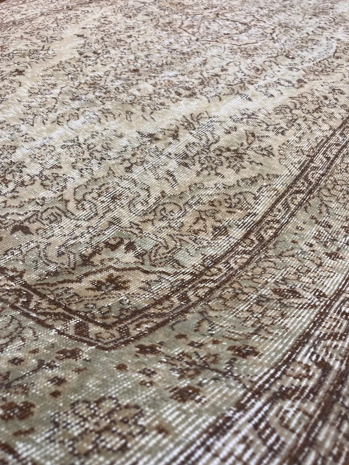 BUGO CONCEPT el dokuma vintage traşlanmış halı 173x284