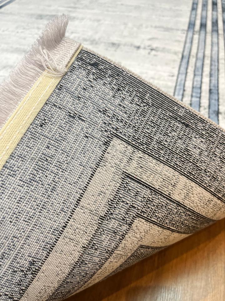 BUGO CONCEPT AKRİLİK GREY BLUE MAKİNA HALISI 160x230