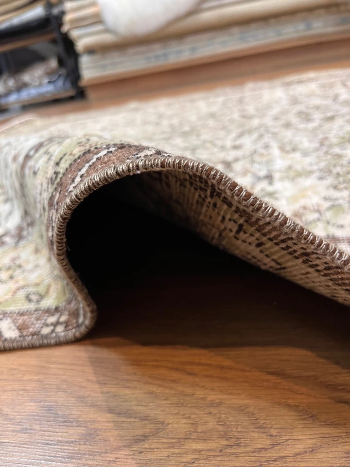 BUGO CONCEPT el dokuma traşlanmış vintage halı 155x255