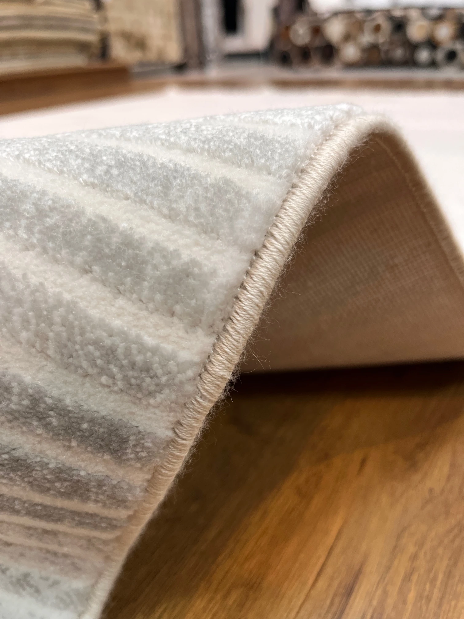 İSKANDİNAV TARZI NATURAL RENKLİ MAKİNA HALISI 160X230