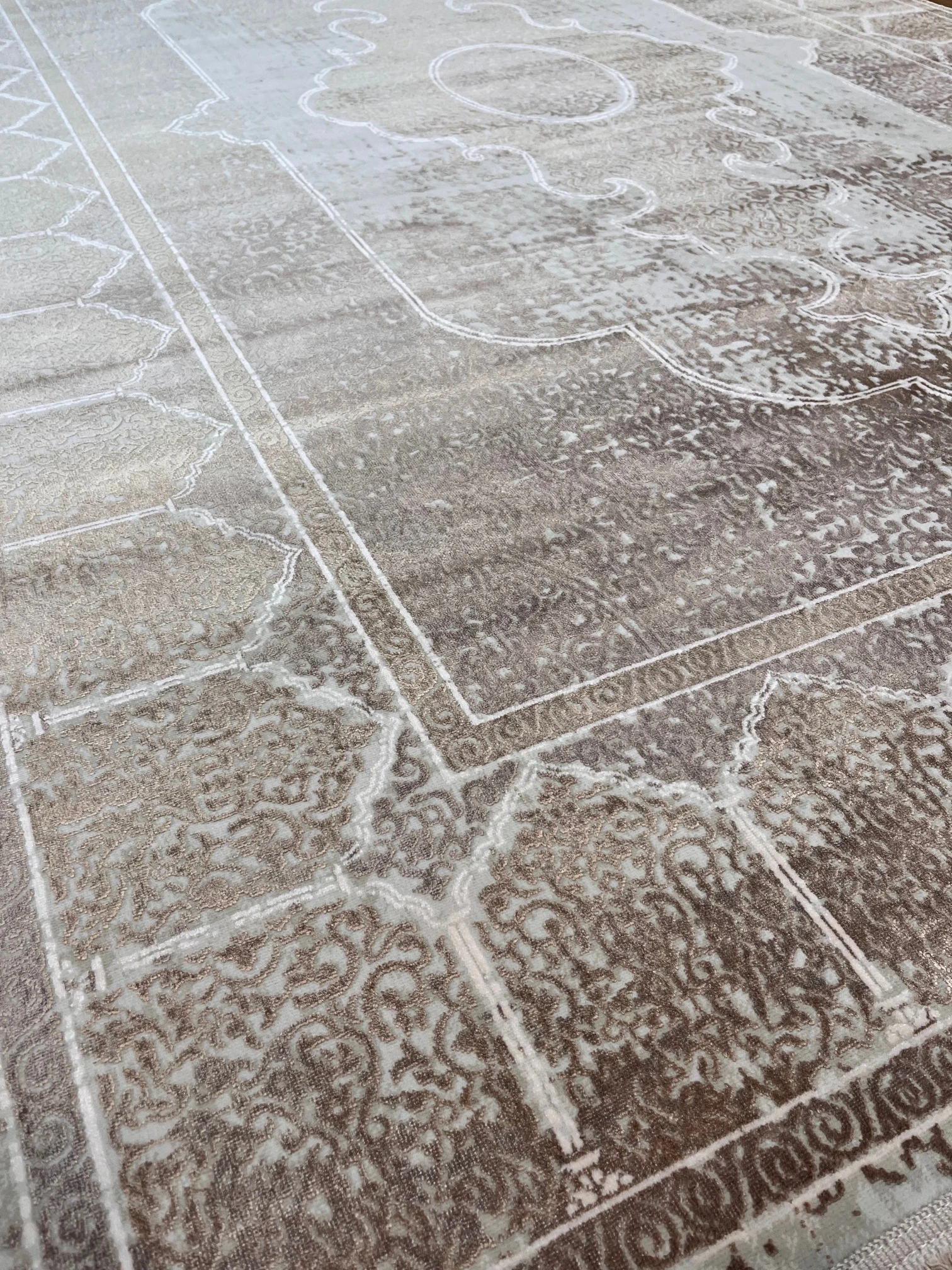 05 BEIGE  IŞILTILI ŞIK SALON HALISI 200x290