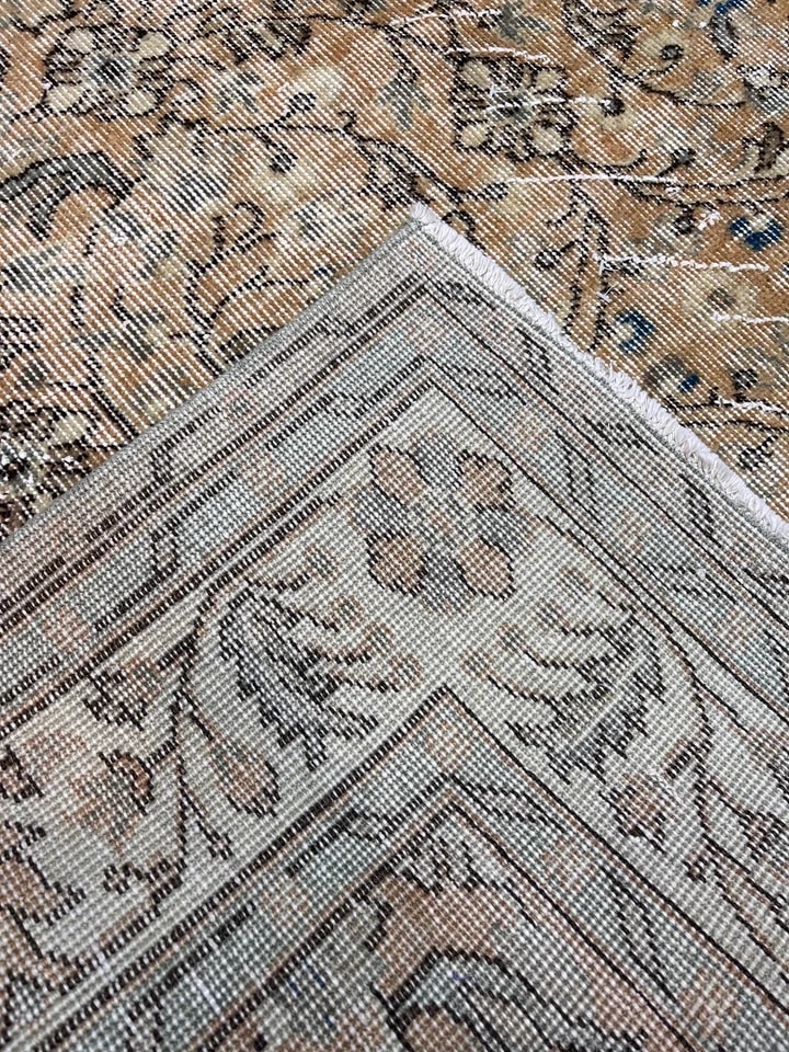 BUGO CONCEPT el dokuma traşlanmış vintage halı 159x288