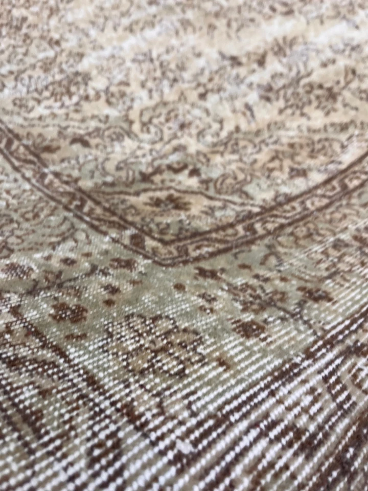 BUGO CONCEPT el dokuma vintage traşlanmış halı 173x284