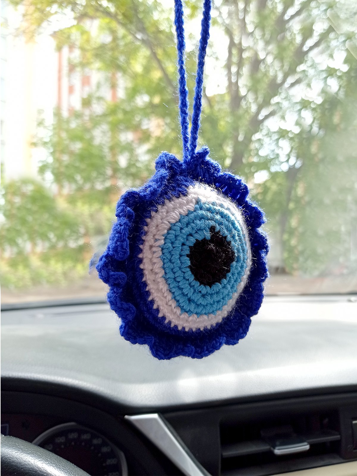 Amigurumi Nazar Boncuğu El Emeği Araba Süsü Dikiz Aynası