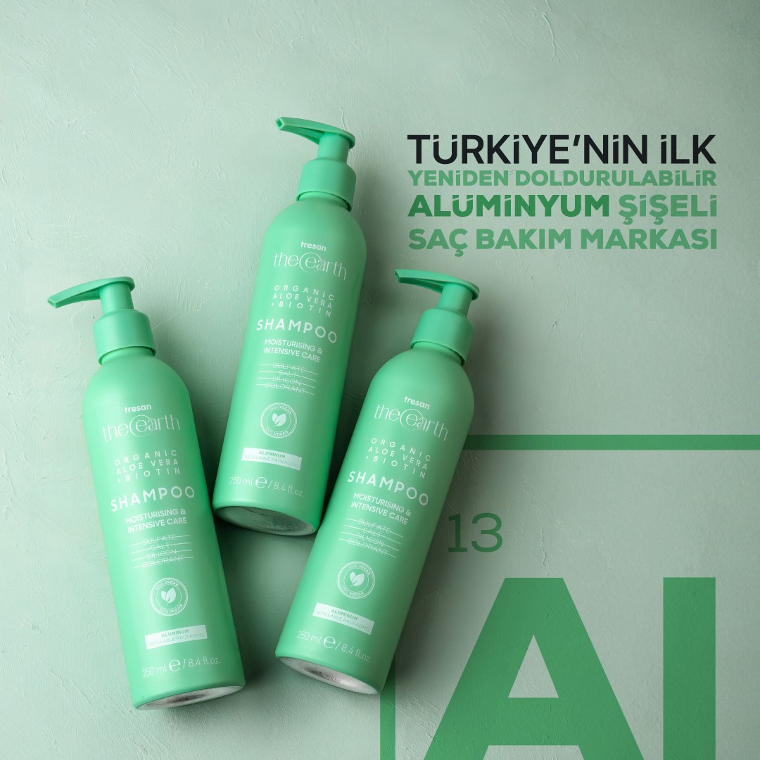 Organic Aloe Vera +Biotin Şampuan 250 ml