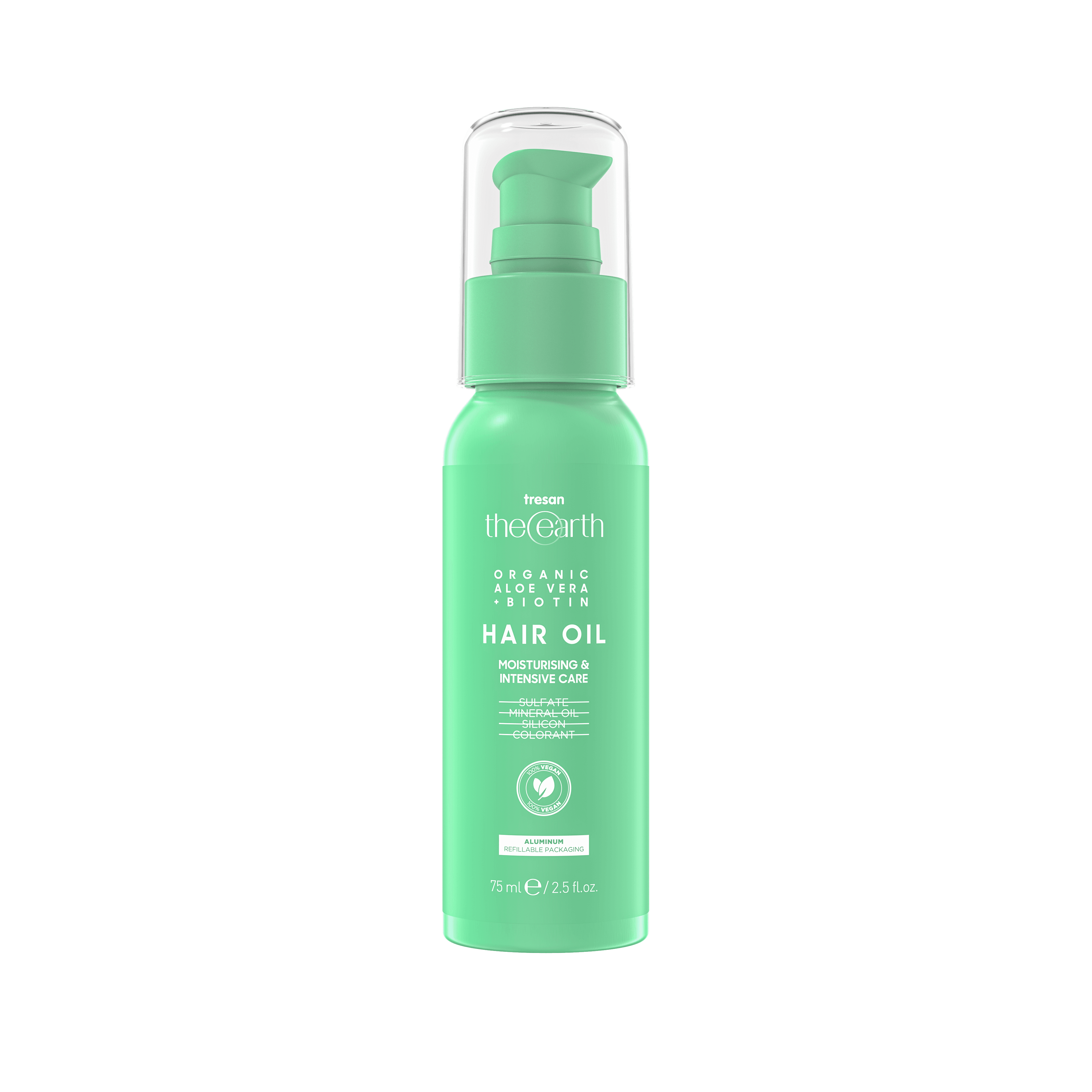 Organic Aloe Vera +Biotin Saç Yağı 75 ml