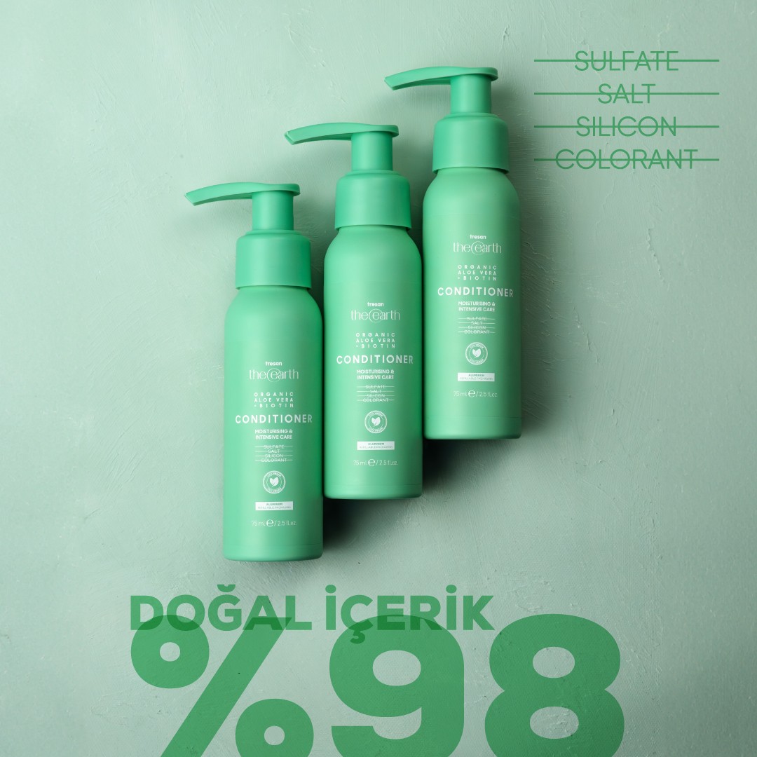 Organic Aloe Vera +Biotin Saç Kremi 75 ml