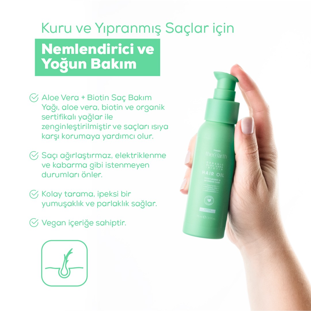 Collagen Saç Yağı + Aloe Vera Saç Yağı