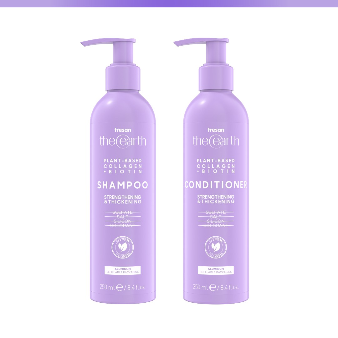 Plant Based Collagen +Biotin Şampuan 250 ml + Saç Kremi 250 ml