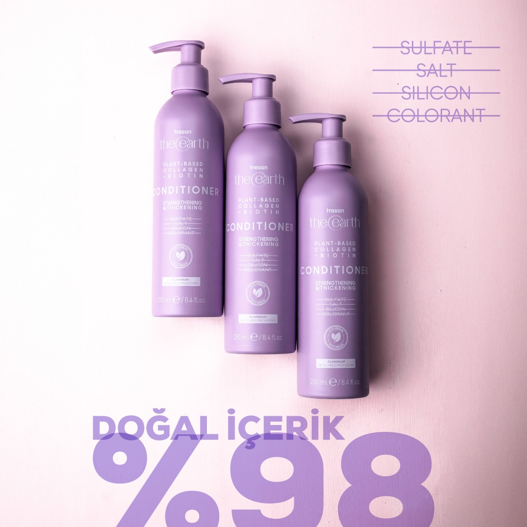 Plant Based Collagen +Biotin Saç Kremi 250 ml + Şampuan 75 ml