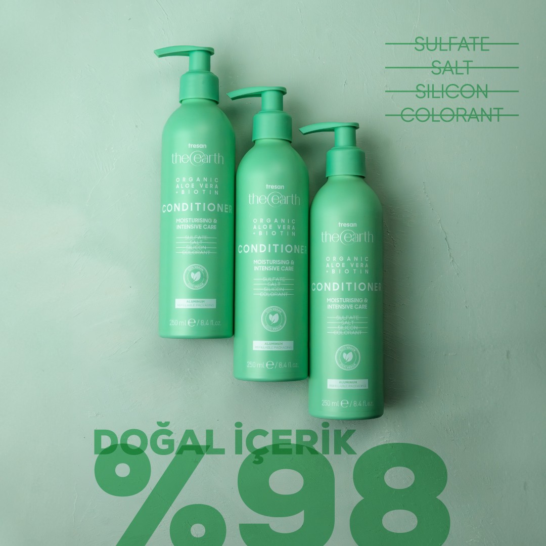 Organic Aloe Vera +Biotin Saç Kremi 250 ml