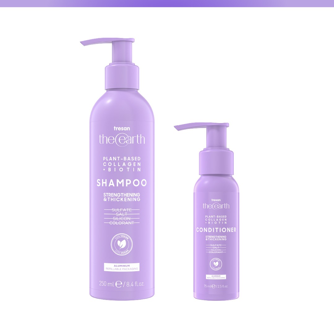 Plant Based Collagen +Biotin Şampuan 250 ml + Saç Kremi 75 ml