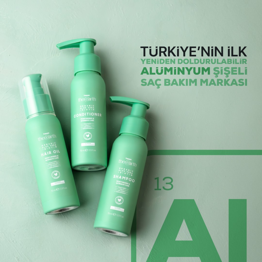 Organic Aloe Vera +Biotin Şampuan 75 ml + Saç Kremi 75ml