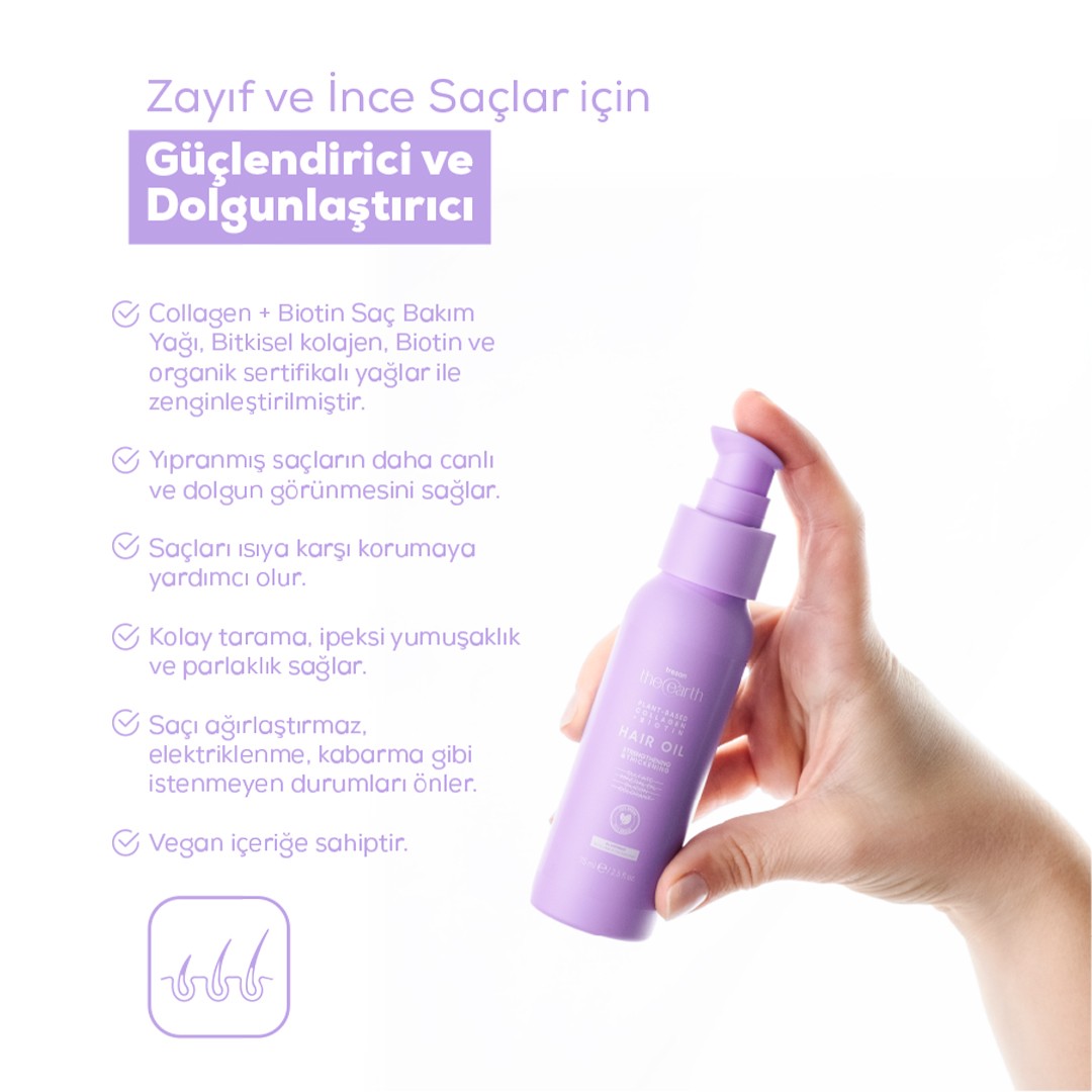 Collagen Saç Yağı + Aloe Vera Saç Yağı