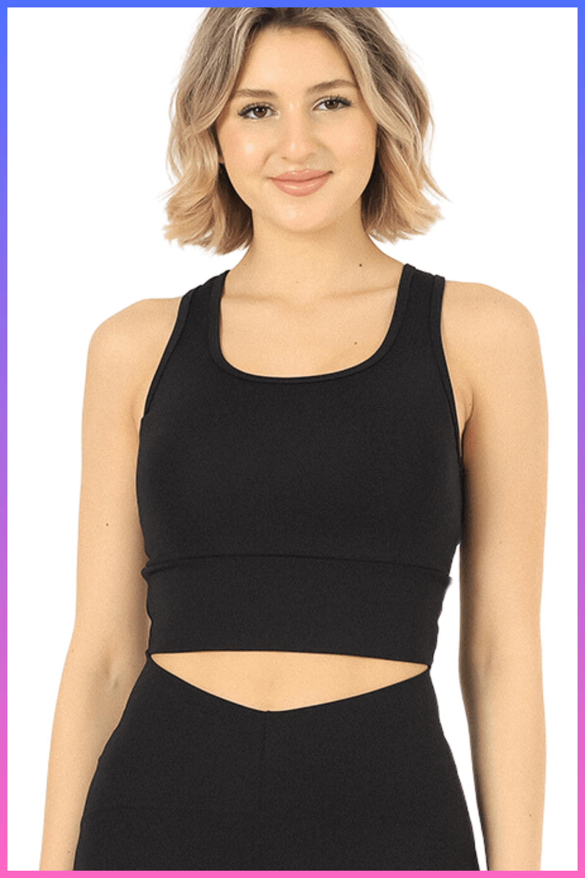 Kadın Büstiyer Crop Top Siyah Halter Yaka Aktif Spor Ve Günlük Dalgıç Lycralı Çift Kat Kumaş 5066