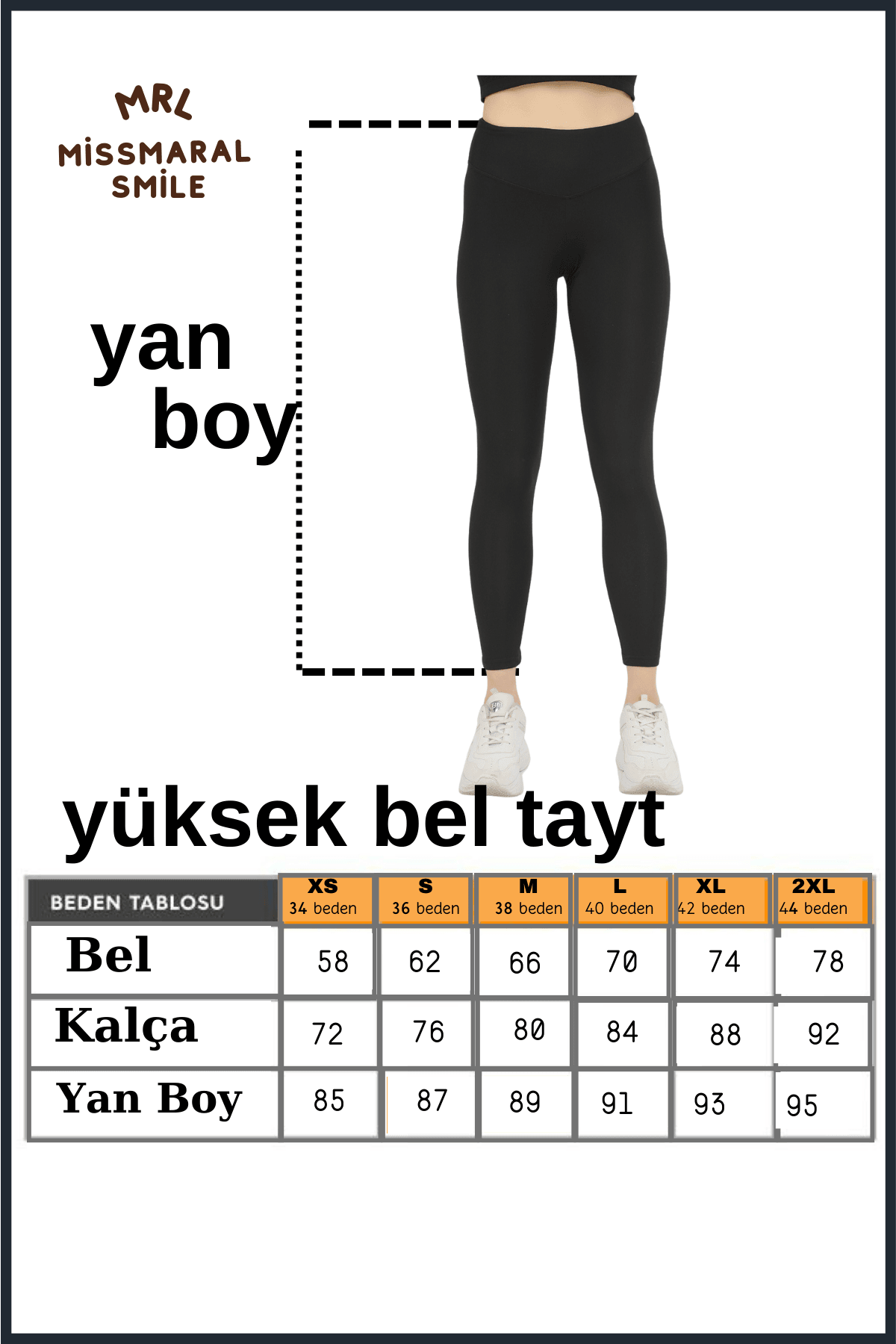 Kadın Siyah Tayt Toparlayıcı Yüksek Bel Tam Boy Casual & Comfort 102101