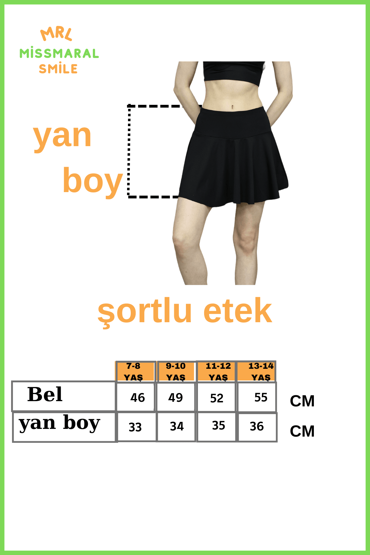 JR Siyah   Şort Etek - Içi Taytlı Volanlı Spor Ve Günlük Kullanım Tenis Şort Skirt