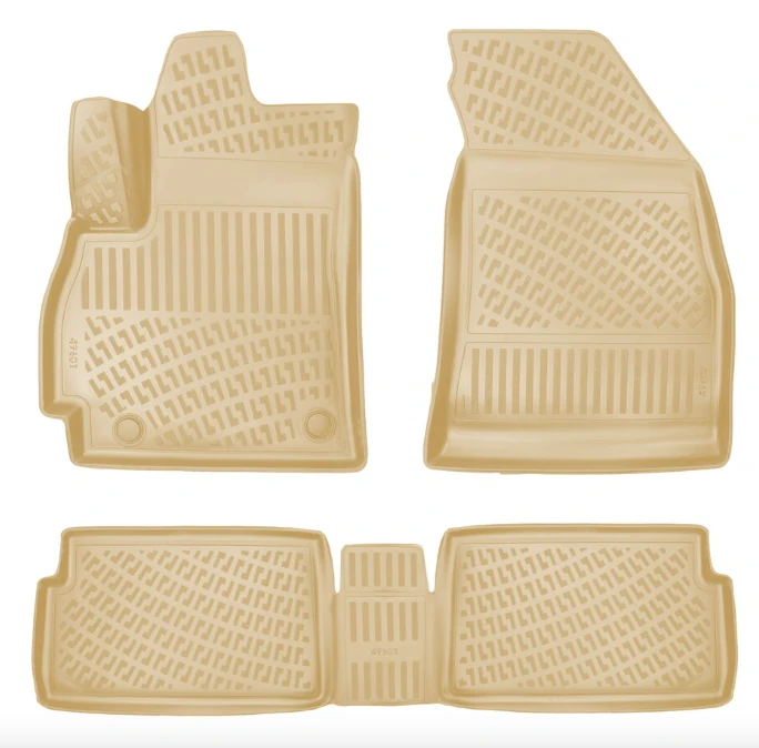 Chery Omoda 5 2022 Sonrası Uyumlu Bej Renk 4.5D Havuzlu Paspas