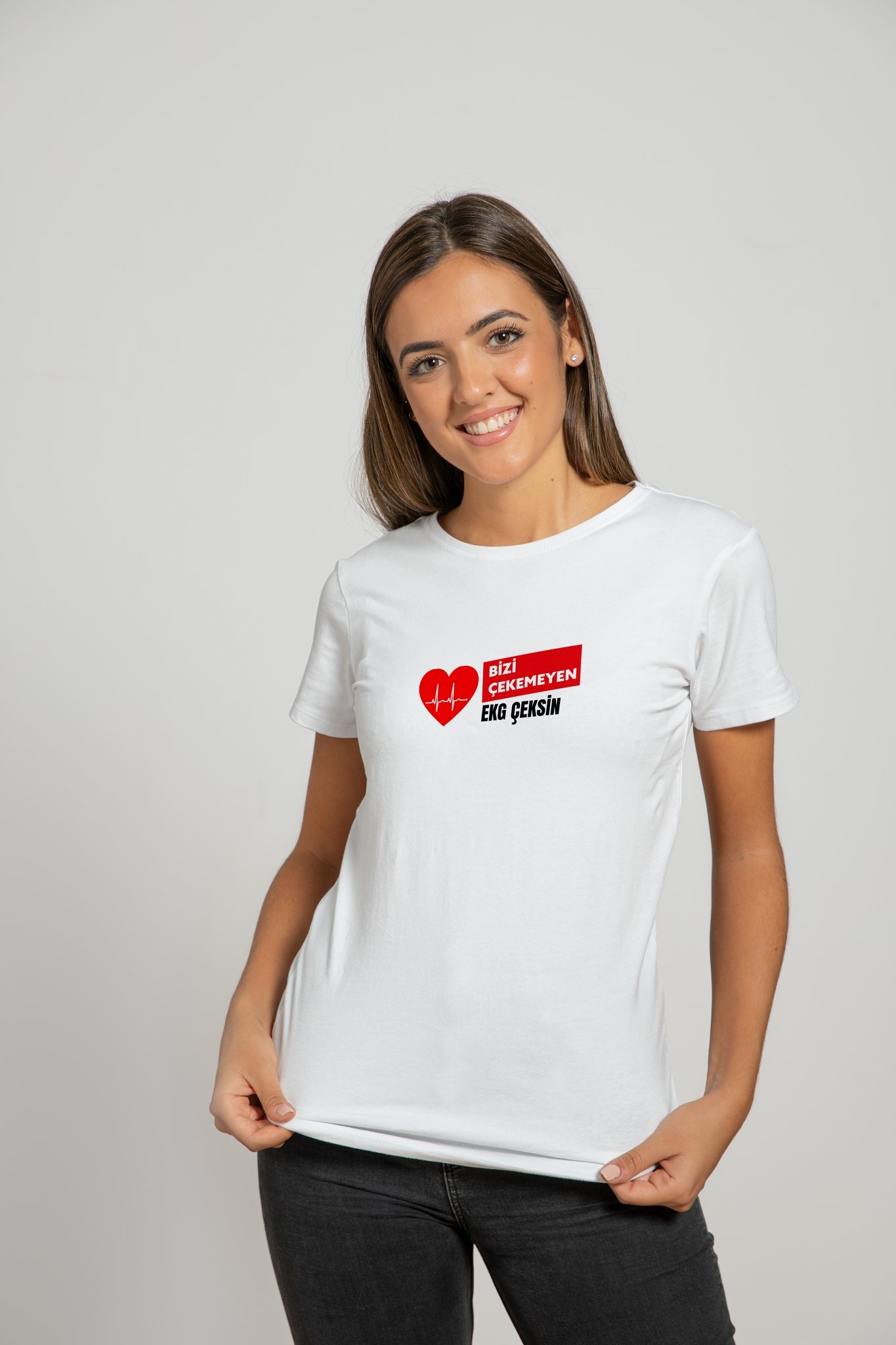 Bizi Çekemeyen EKG Çeksin | Deluxe T-Shirt