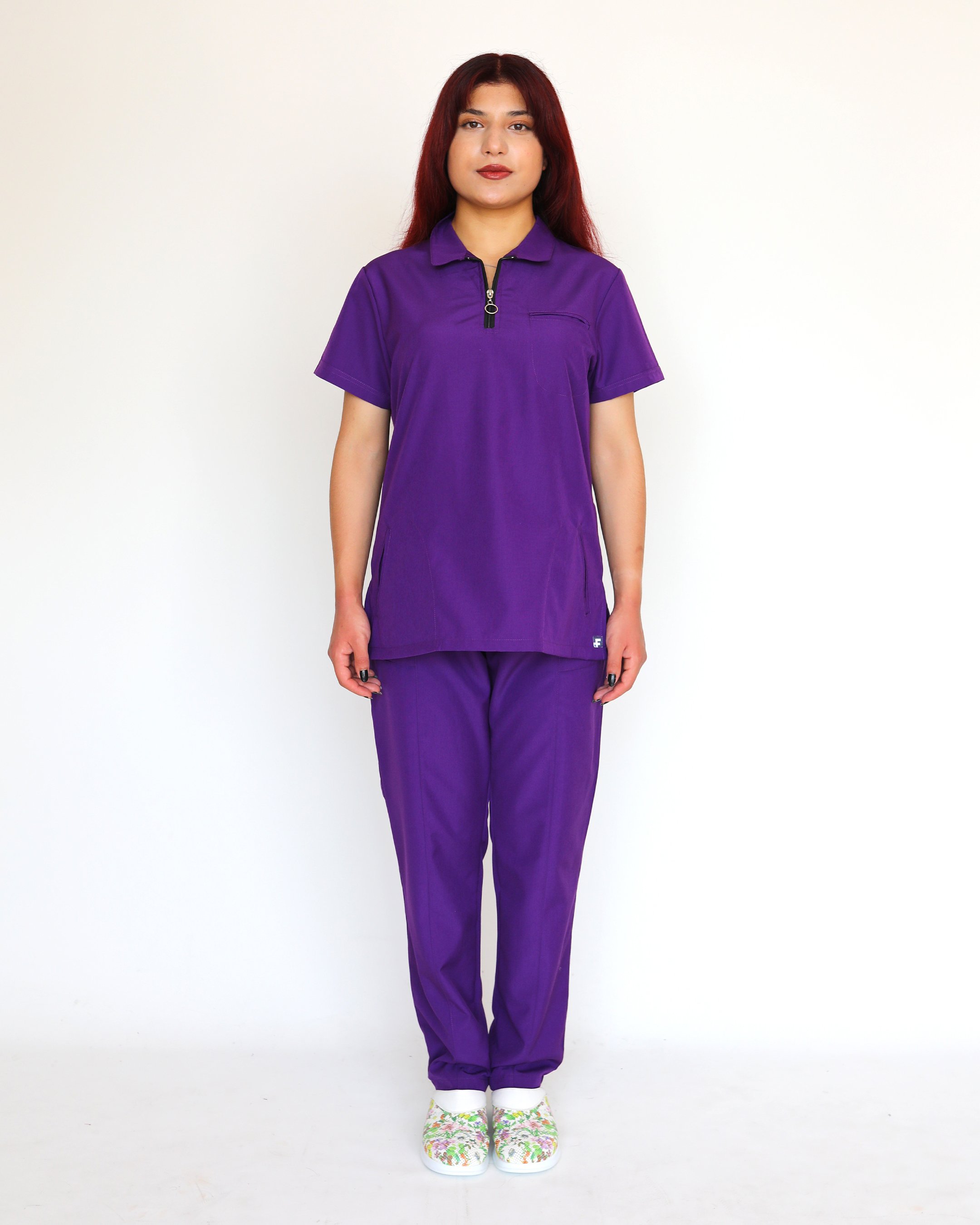 S-Line Soft Likralı (Kalın Esnek Kumaş) Scrubs Takımı