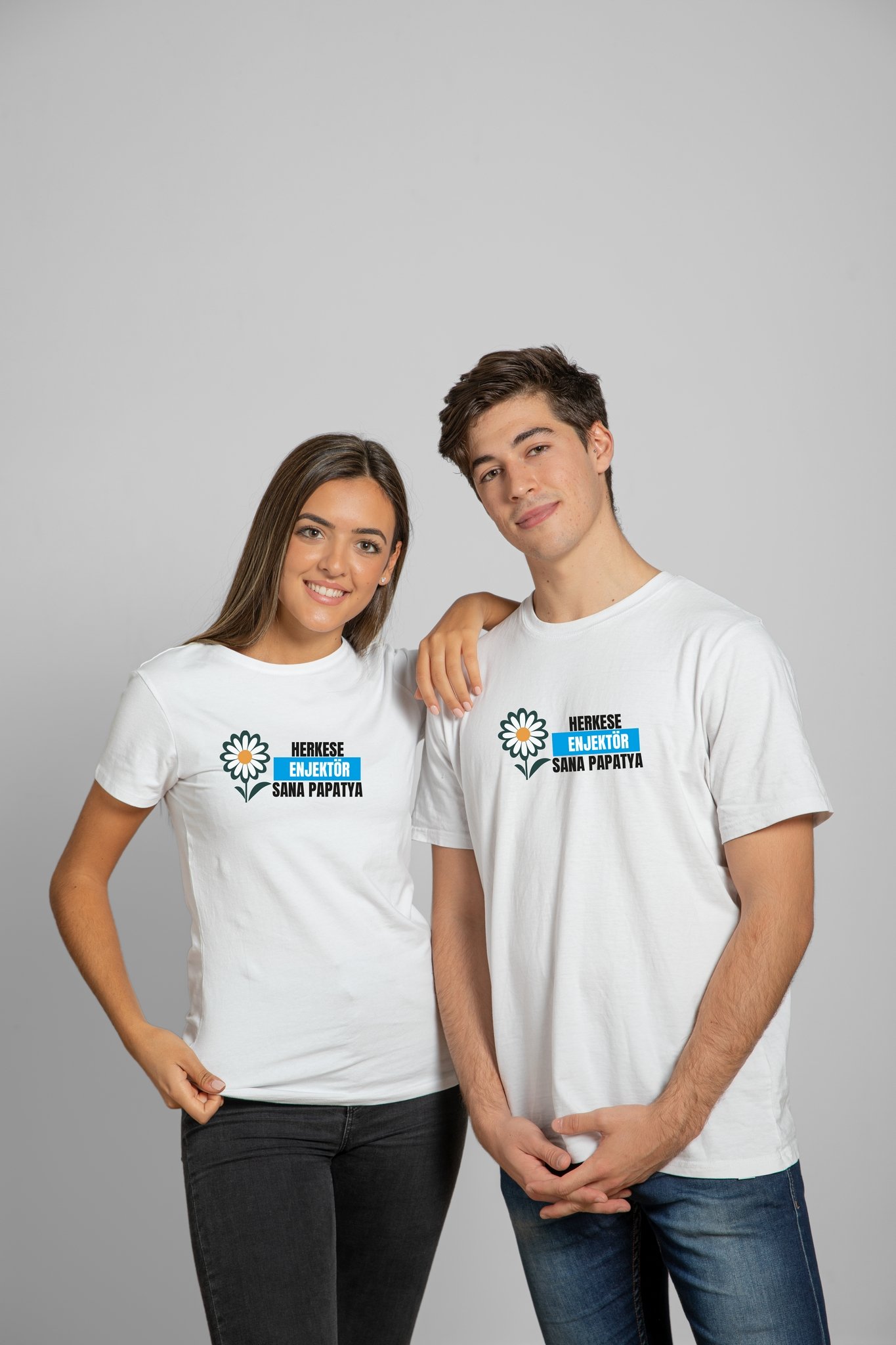 Herkese Enjektör Sana Papatya | Deluxe T-Shirt