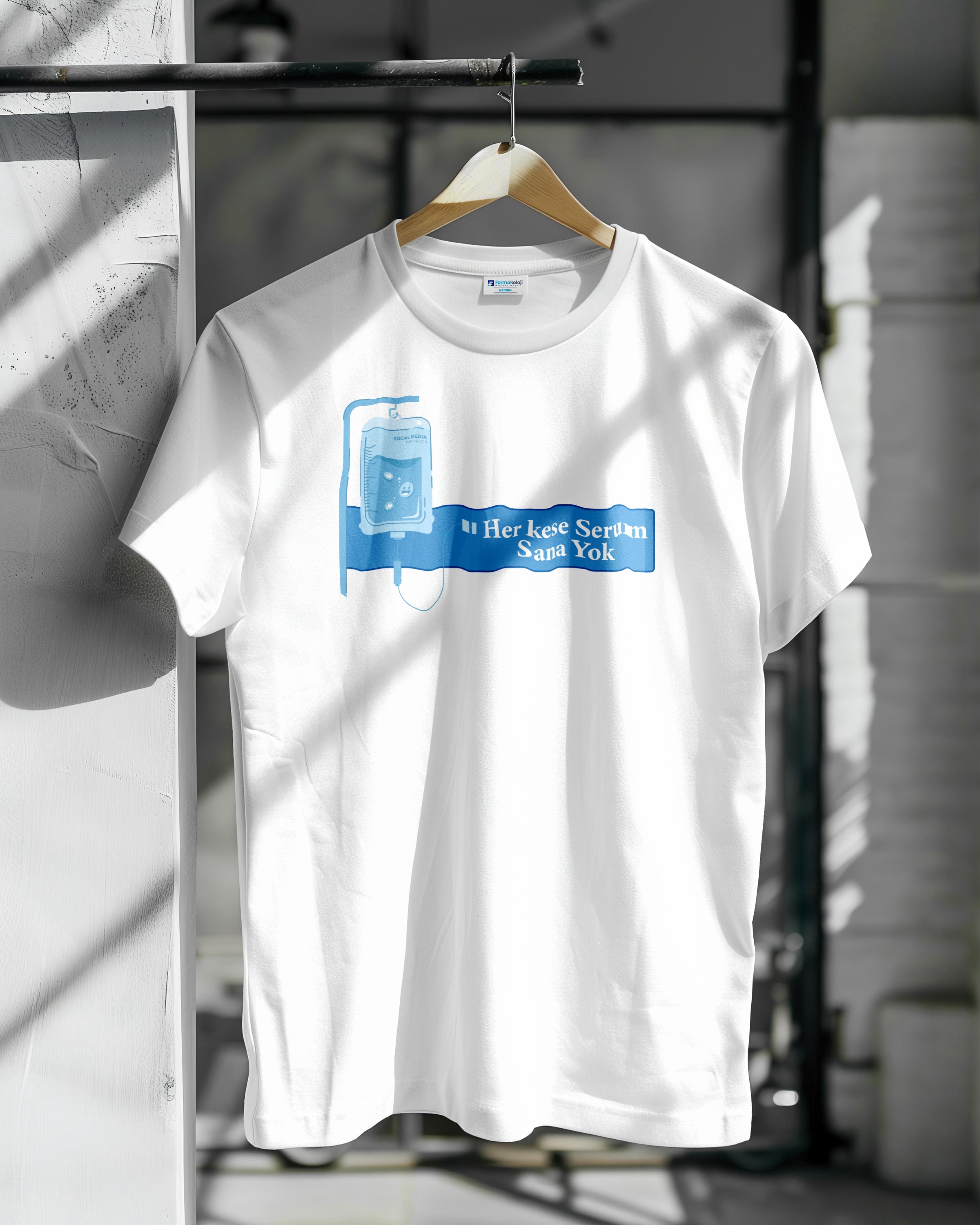 Herkese Serum Sana Yok Deluxe T-Shirt