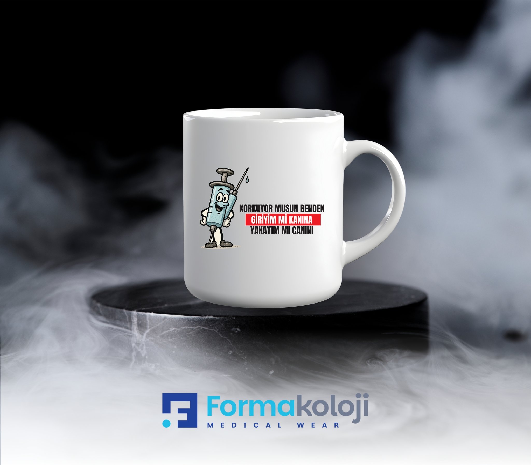 Korkuyor musun Benden, Giriyim mi Kanına? Yakayım mı Canını? | Deluxe Kupa Bardak