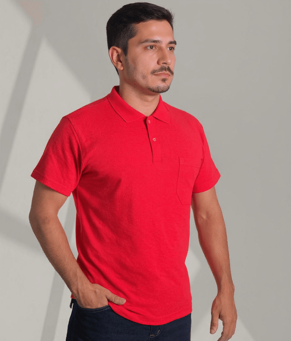 Erkek Cepli Polo Yaka Tişört – 4 Renk Seçeneği