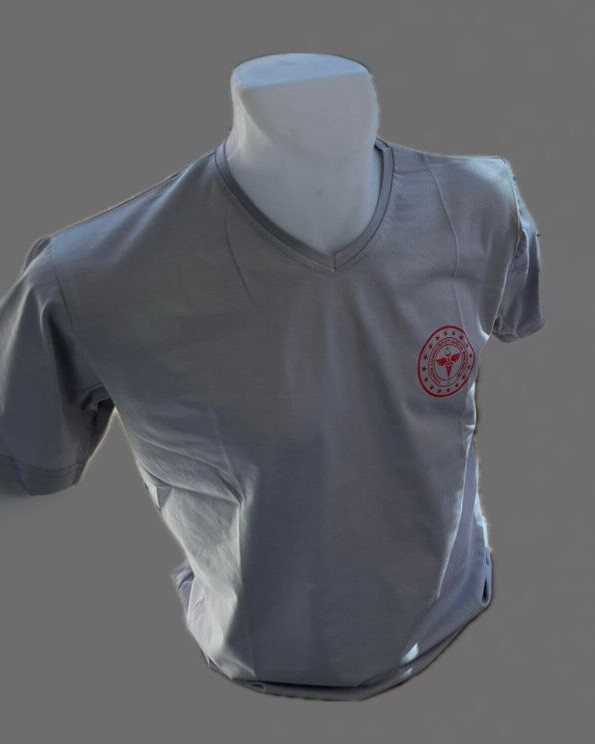 112 Acil Sağlık Paramedik Giyim T-Shirt - Gri