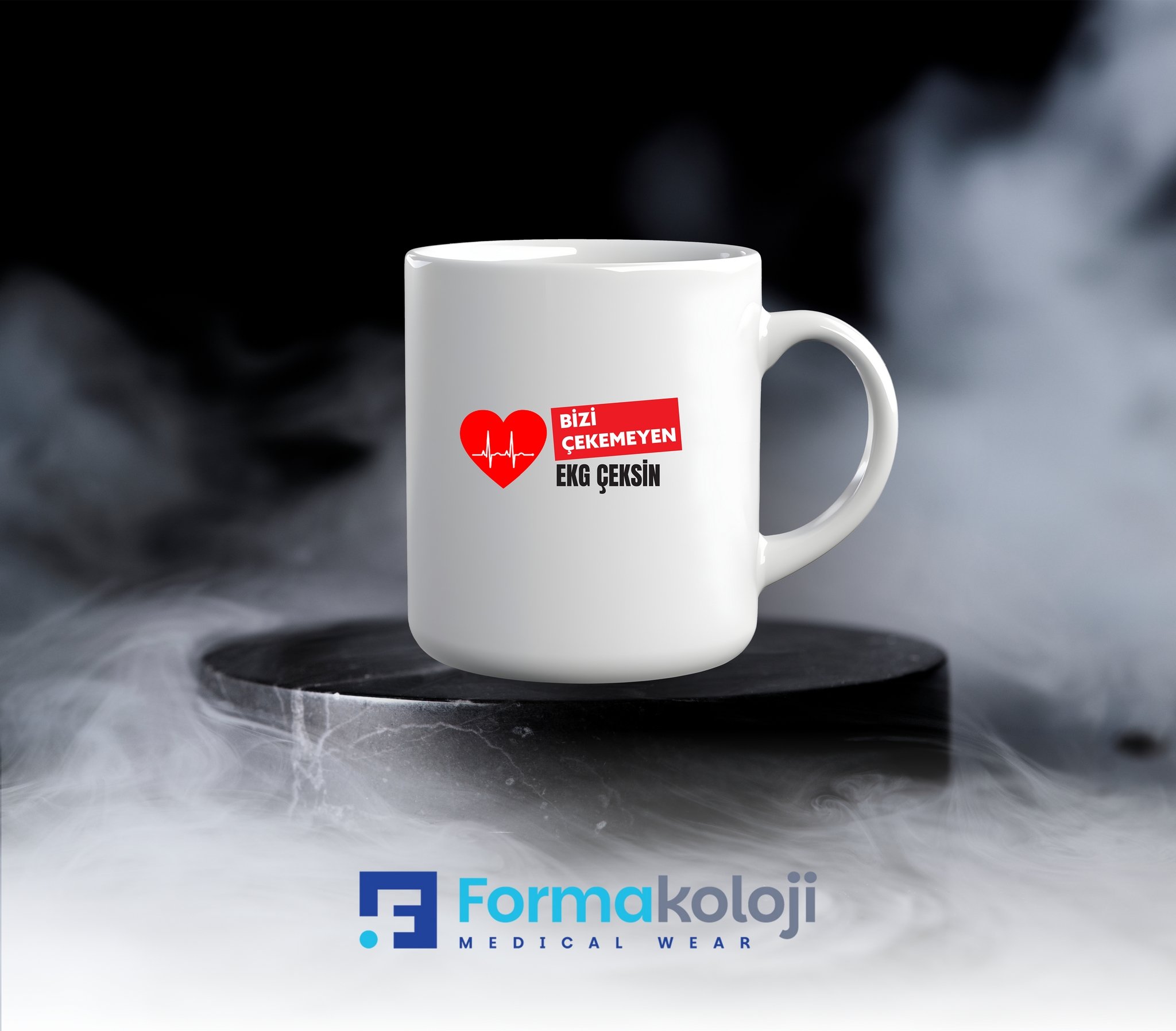 Bizi Çekemeyen EKG Çeksin | Deluxe Kupa Bardak