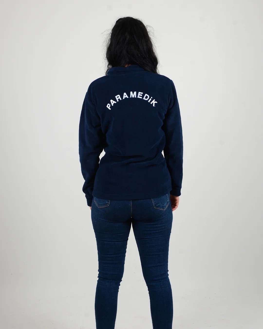 Lacivert Fermuarlı Paramedik Polar