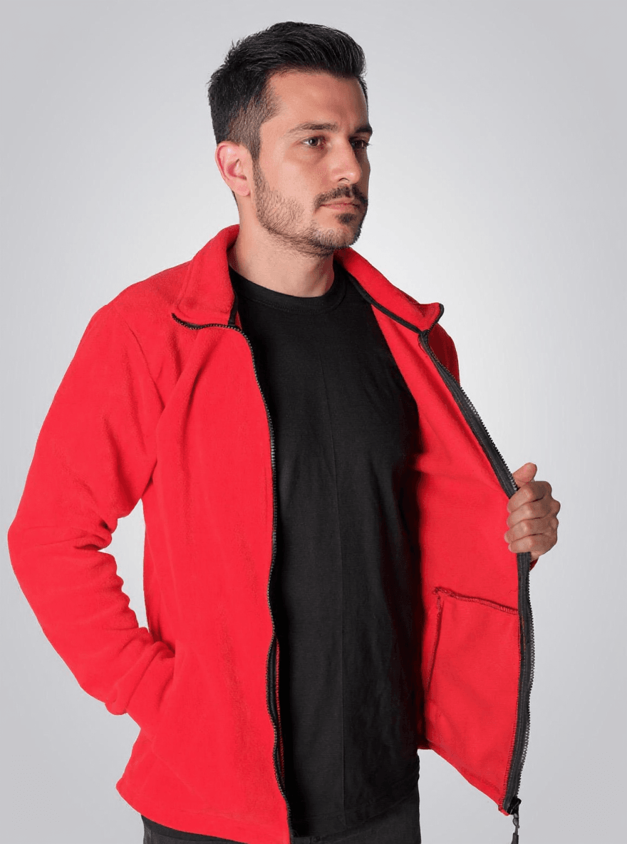 Unisex Fermuarlı Polar Mont – 4 Renk Seçeneği