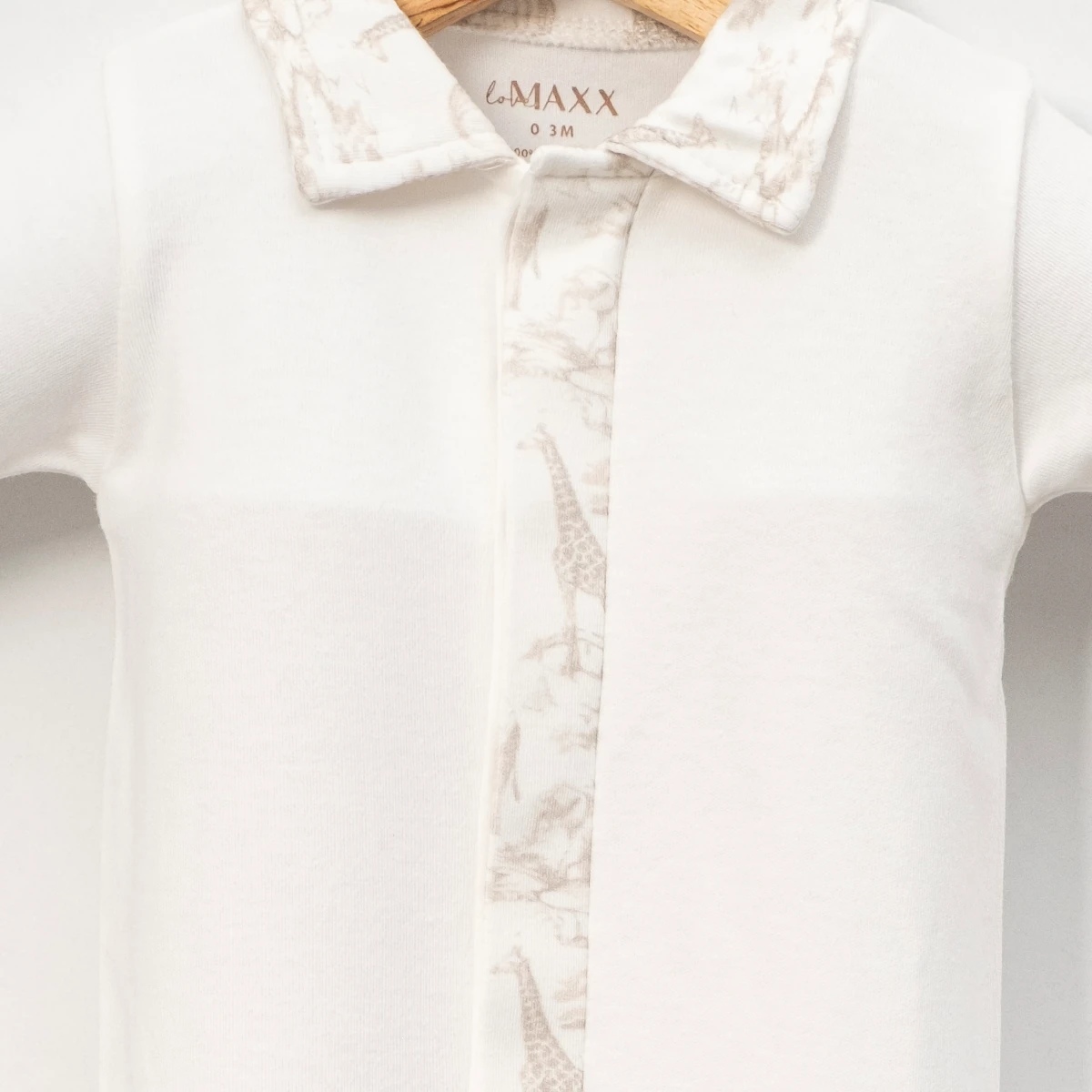 Tera Pamuklu Özel Tasarım Erkek Bebek Tulum ve Şapka Seti