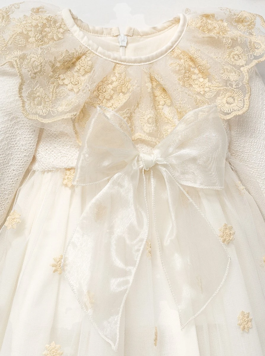 Khloe Puanlı Tasarım 3-6 Ay Kız Bebek Kutulu Takım