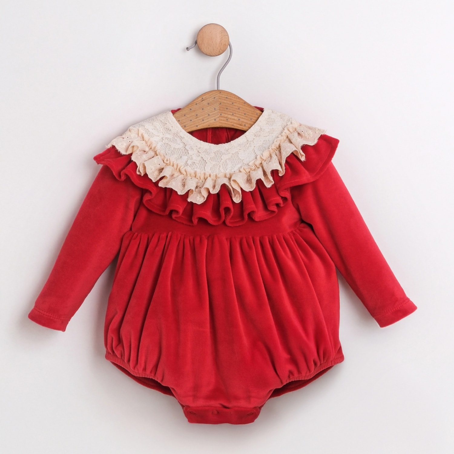 Funny Circus Kız Bebek Premium Dantel Detaylı Romper