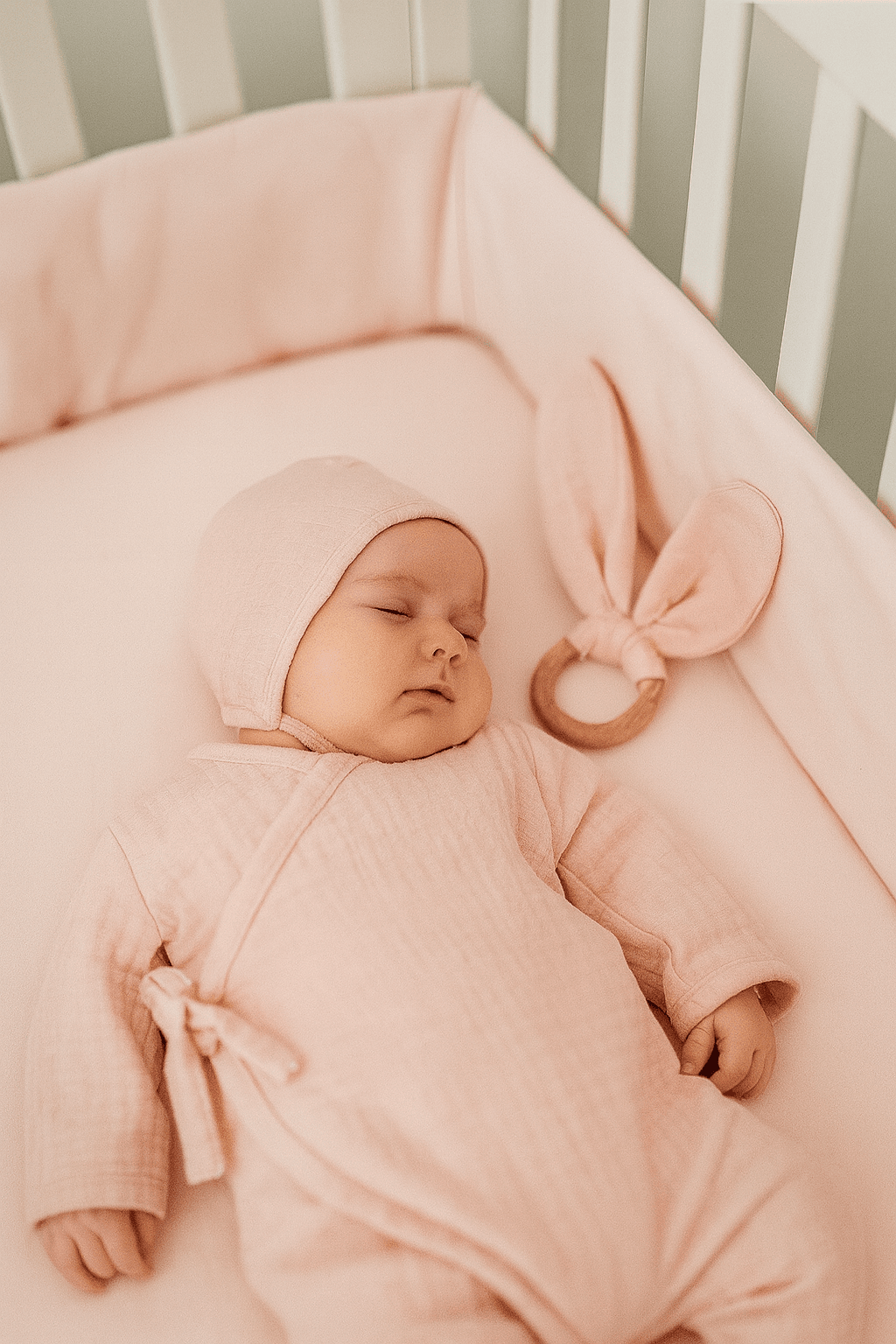 Thea Bebek Müslin 10lu Hastane Çıkışı Zıbın Set - Pembe