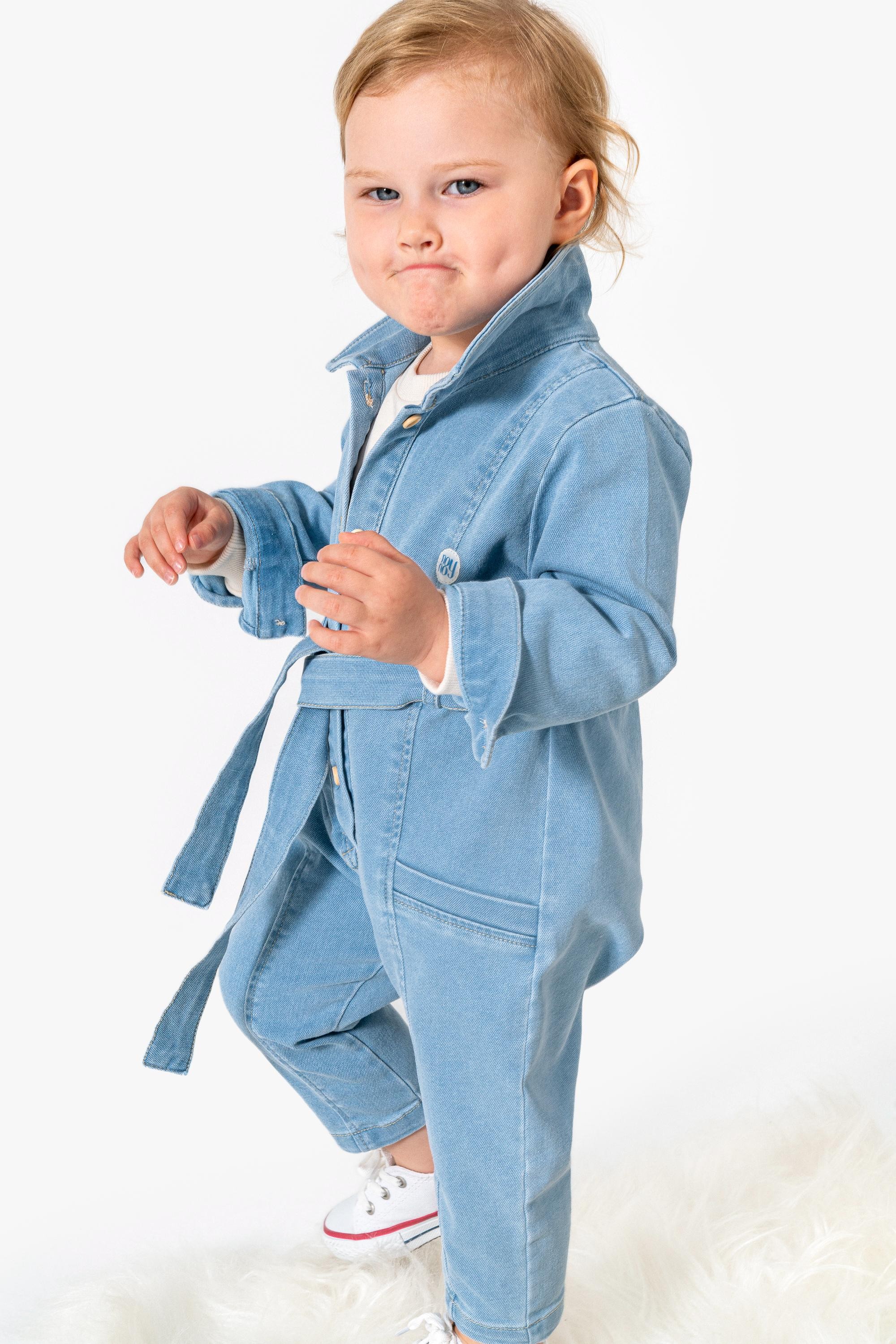 Cassidy Denim Bebek Premium Kot Tulum