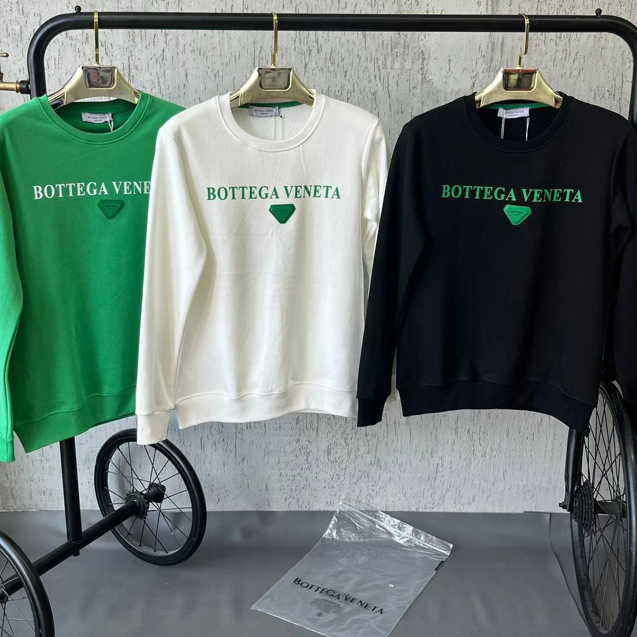 Bottega Veneta Green Hoodie | escapeauthority.com